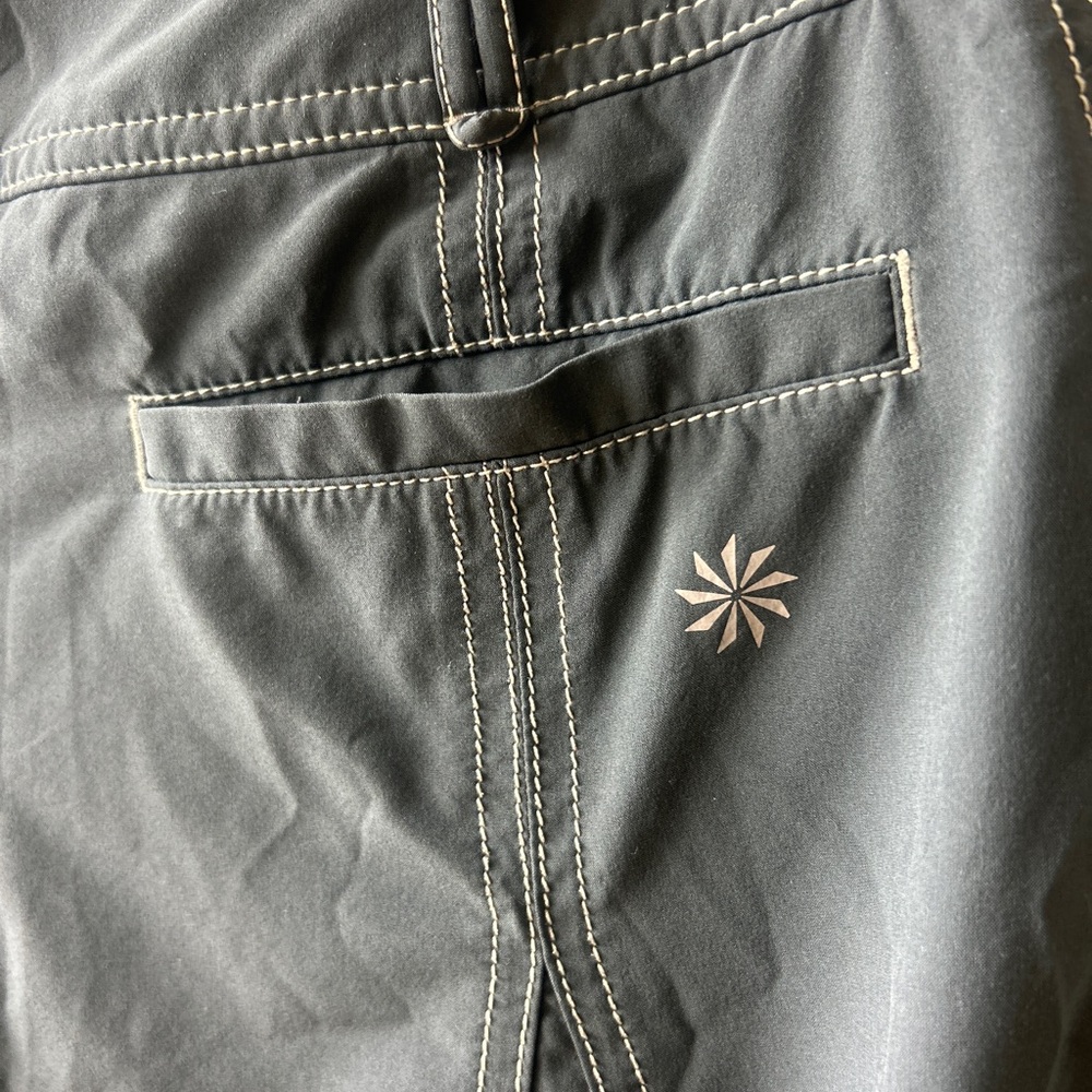 Athleta Gray Skort Skirt Shorts Built In Stretch Size 10 - Picture 5 of 8
